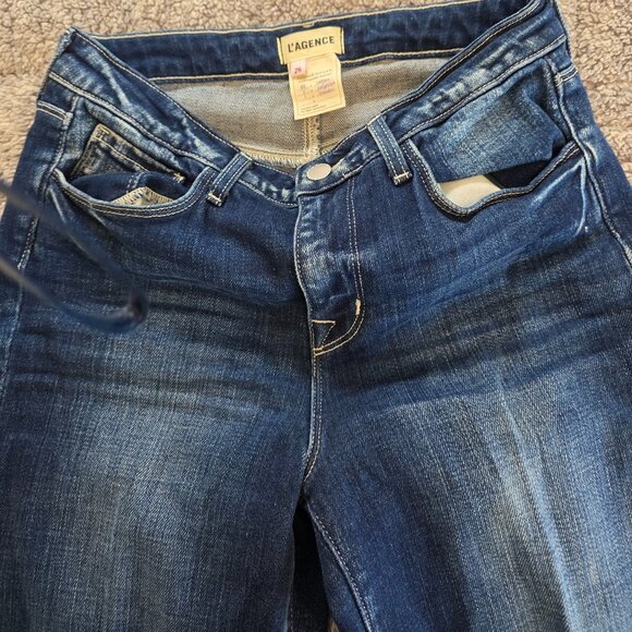 NWOT: L'Agence Bell High Rise Flare Jeans Size 26 - Picture 12 of 12
